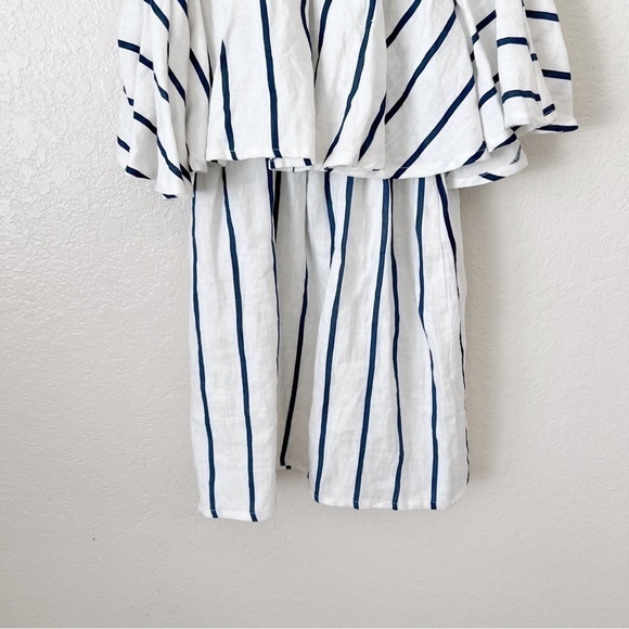 Faithfull the brand striped linen strapless dress size Small - Picture 11 of 15